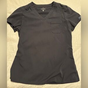Med Couture Touch Tuck In Chest Pocket Top